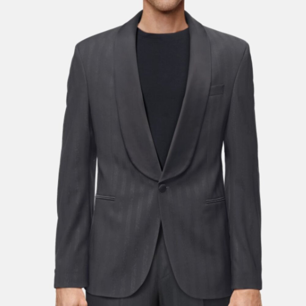 BNWT AW24 DRYKORN BELAZO STRIPED DINNER JACKET 50